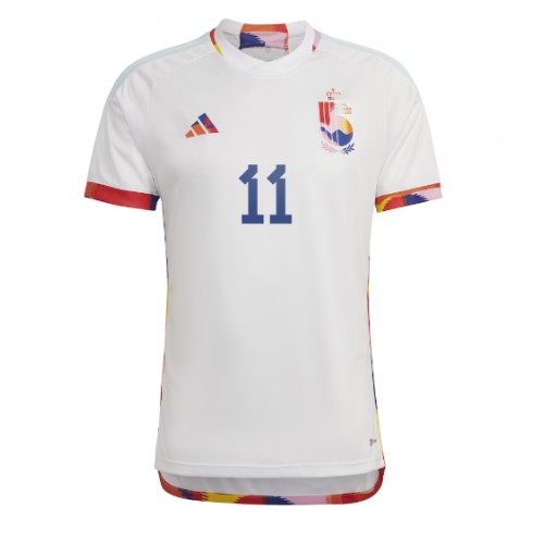 Belgia Yannick Carrasco #11 Koszulka Wyjazdowych MŚ 2022 Krótki Rękaw